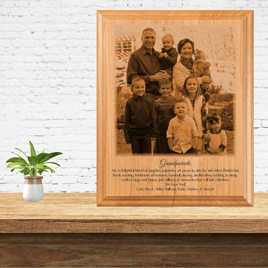 Personalized Custom Printed Photo on Wood