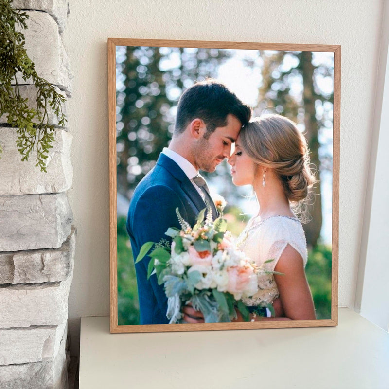 Load image into Gallery viewer, Custom Portrait Wedding Canvas Print
