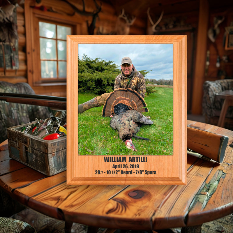 Load image into Gallery viewer, Hunting Photo Printed on Wood Plaque
