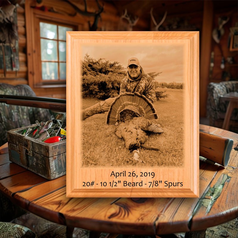 Load image into Gallery viewer, Engraved Photo on Wood Plaque
