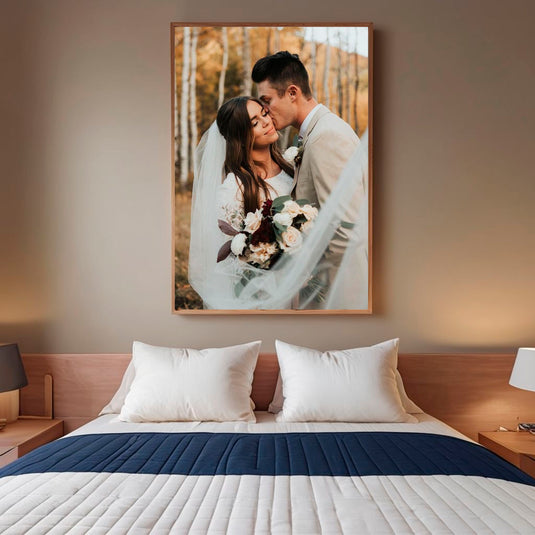 Custom Portrait Wedding Canvas Print