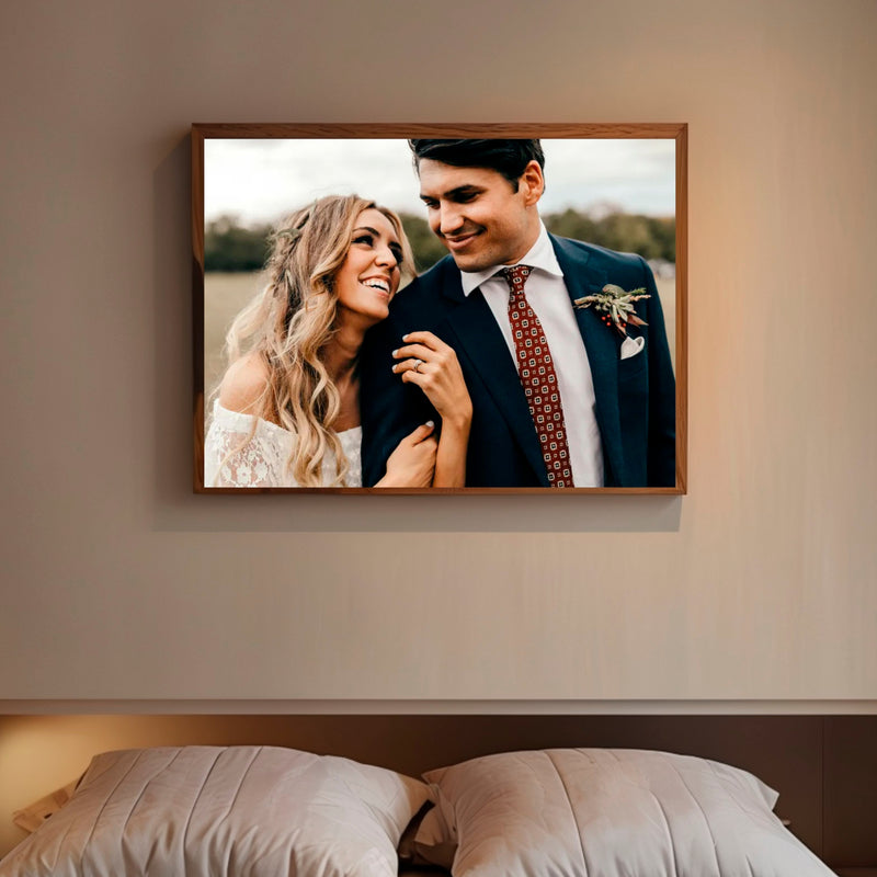 Load image into Gallery viewer, Custom Landscape Canvas Wedding Print
