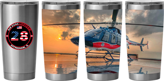 Air Evac Stainless Steel Tumbler Full Wrap Image