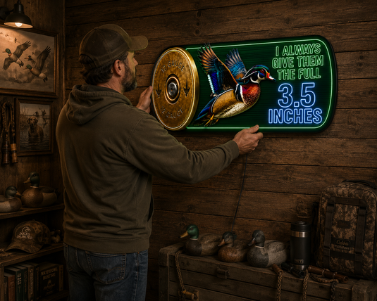 The Full 3.5 Inches Duck LED Sign
