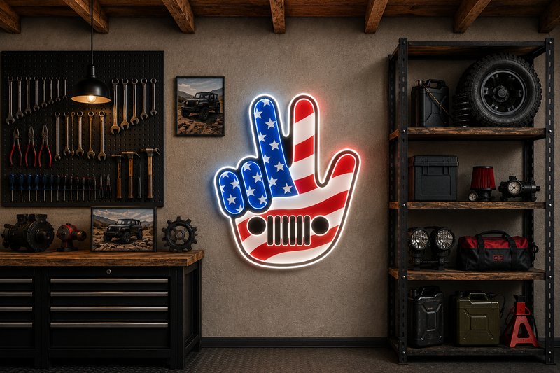 Load image into Gallery viewer, Jeep Wave LED Sign
