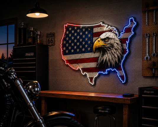USA LED Sign