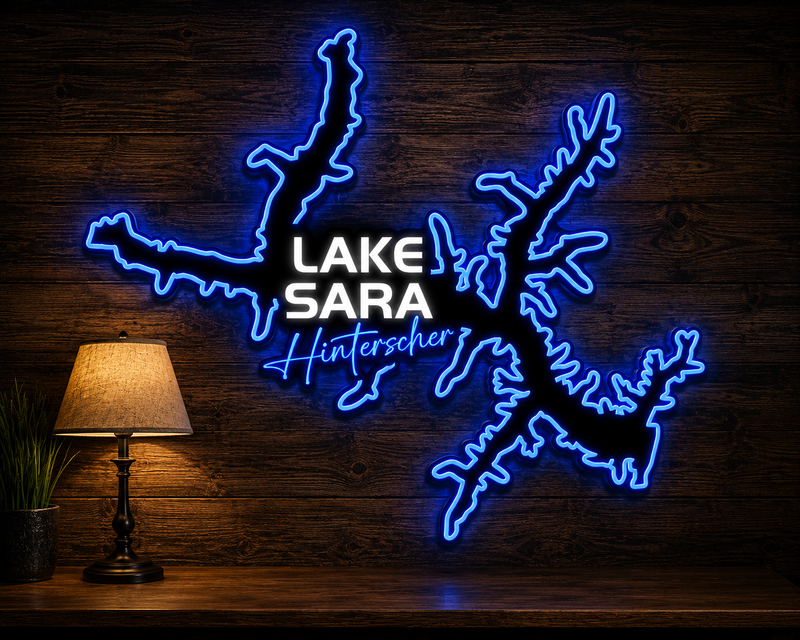 Load image into Gallery viewer, LAKE SARA LED SIGN

