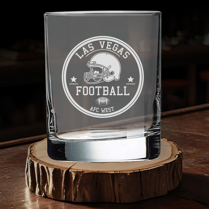 Las Vegas Raiders Vintage Whiskey Glass