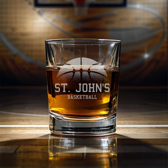 St. John's Basketball Whiskey Glass